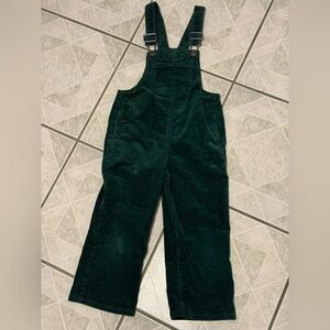 Girls' Corduroy Wide Leg Overalls - XS 4/5